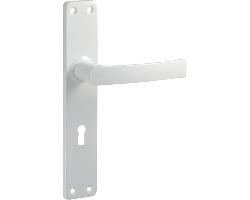 Manere Cu Sild Usa Interior Verofer Mures 72/180 Mm, Pentru Cheie Bb, Alb