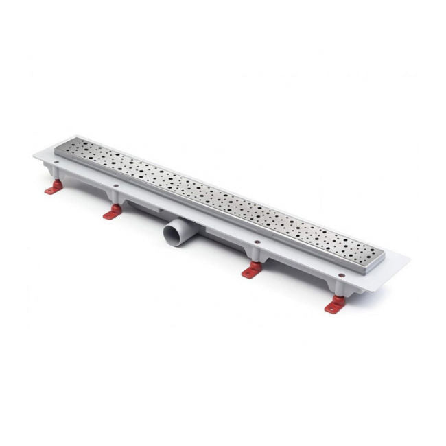 Rigola de interior Drops cu gratar de otel inoxidabil 450mm lucioasa