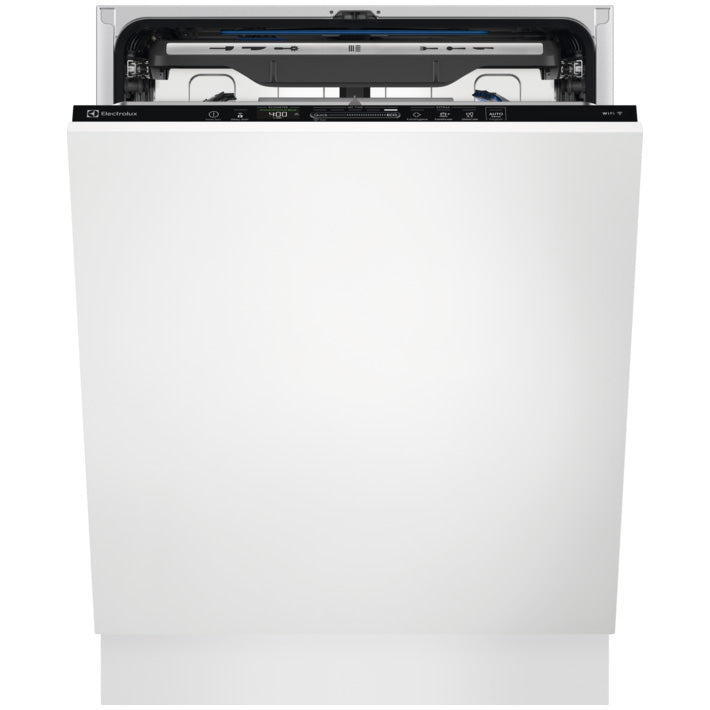 Masina de spalat vase incorporabila Electrolux EEG68600W, 14 seturi, 8 programe, MaxiFlex, AirDry, Motor inverter, Time Beam, Iluminare interioara, Conectivitate WiFi, Clasa A, 60 cm