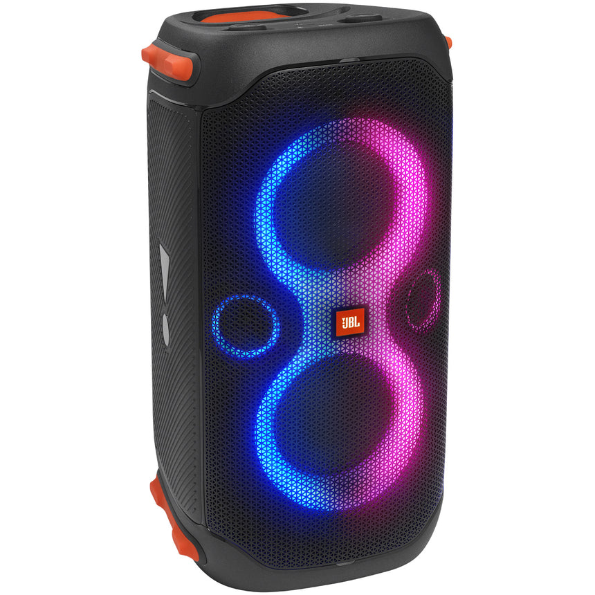 Sistem audio portabil JBL Partybox 110, 160W, Original Pro Sound, Dynamic light, Bluetooth, USB, Baterie 12H, IPX4, Negru