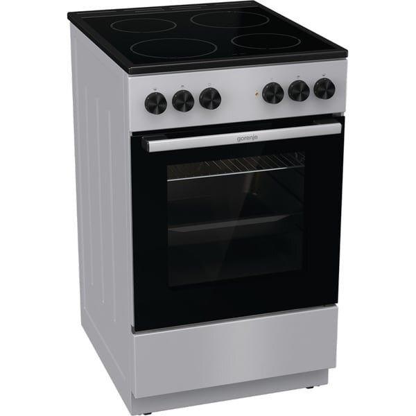 Aragaz GORENJE GEC5A11SG, 4 arzatoare, Electric, L 50 cm, Gri