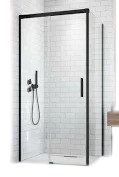 Perete Lateral Dus Radaway Idea Black S1 Dreapta 100x200 cm, Sticla Transparenta, Profil Negru