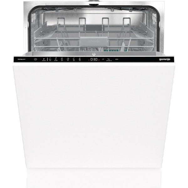 Masina de Spalat Vase Incorporabila GORENJE GV642D61, 14 seturi, 6 programe, 60 cm, Clasa D, Panou Comanda Negru