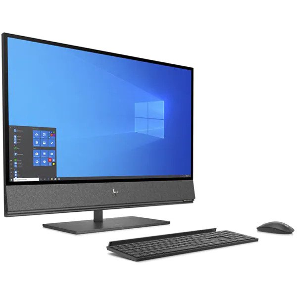 Sistem PC All in one HP Envy 32-a1002nq, Intel Core i7-10700 pana la 4.8GHz, 31.5" 4K, 16GB, SSD 512GB, NVIDIA GeForce GTX 1650 4GB, Windows 10 Home, Negru