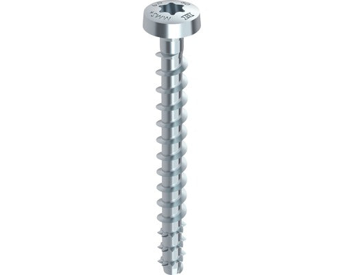 Holsuruburi Cu Fixare Directa In Beton Heco Multi-monti-plus P 7, 5x60 Mm Otel Zincat, 50 Bucati, Cap Bombat