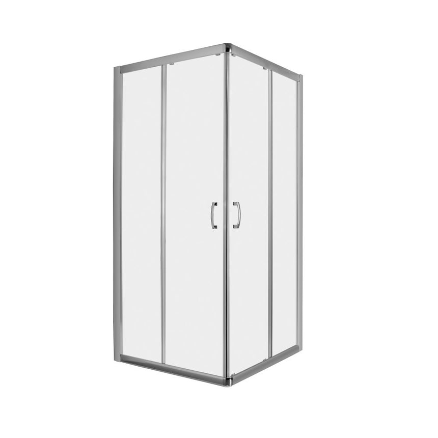 Cabina de dus patrata Radaway Premium Plus C 100, 100x100x190 cm, sticla securizata satinata, profil crom