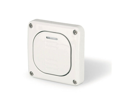 Intrerupator Simplu Scame, Protectie La Umiditate Ip66, Alb
