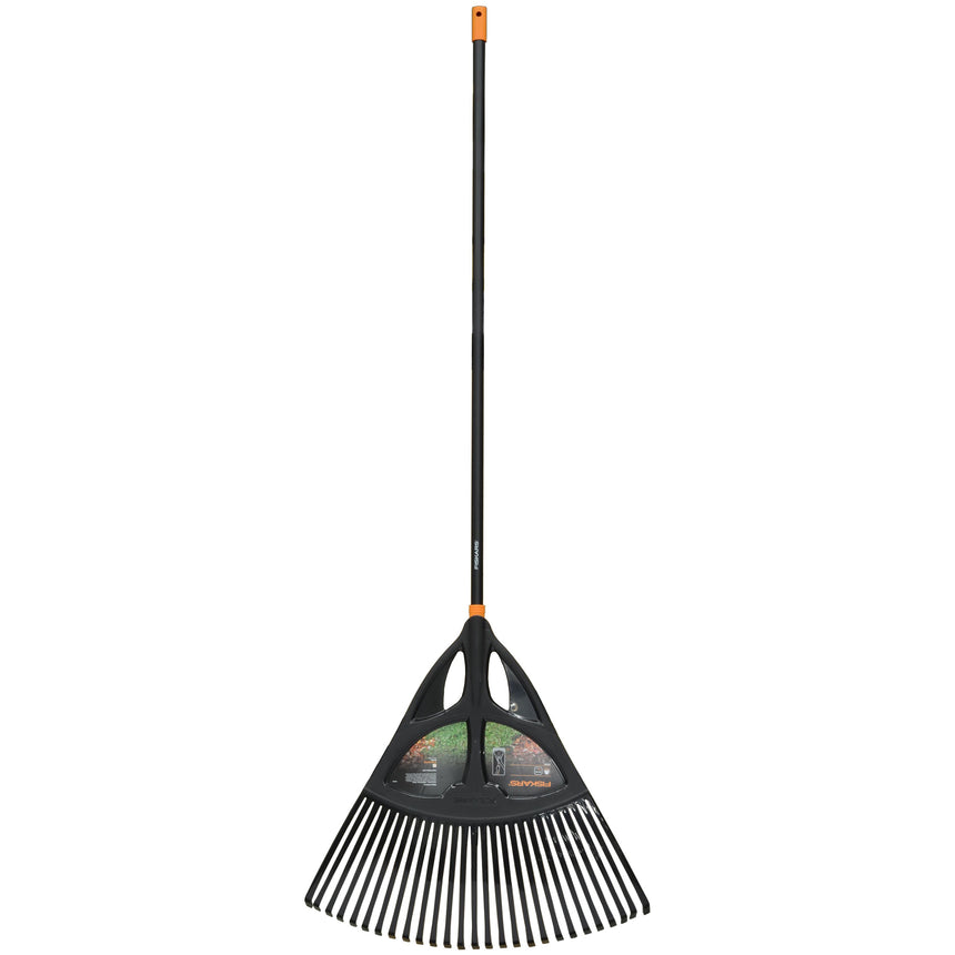 Grebla pentru frunze. Fiskars, aluminiu, 173.5 cm, negru