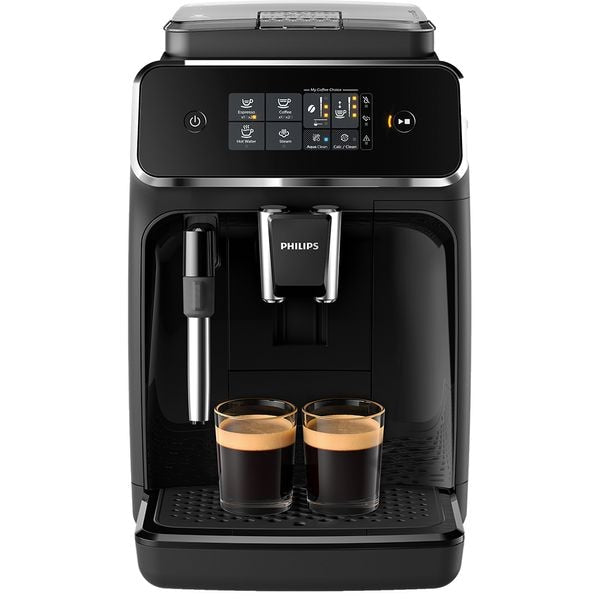 Espressor automat Philips seria 2200 EP2225/10, 1500W, rezervor apa 1.8l , presiune 15 bari, 3 nivele de intensitate a aromei, filtru AquaClean, optiune cafea macinata, negru mat
