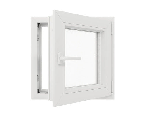 Fereastra PVC Termopan 4 Camere 56x56 cm Alba Dreapta Deschidere Simpla, Alb