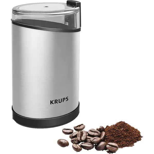 Rasnita de cafea, Krups, GX204D10, 200W, 85g, Argintiu