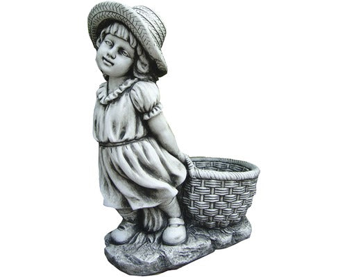 Statuie Fetita Cu Ghiveci" 45.5x23x59.5