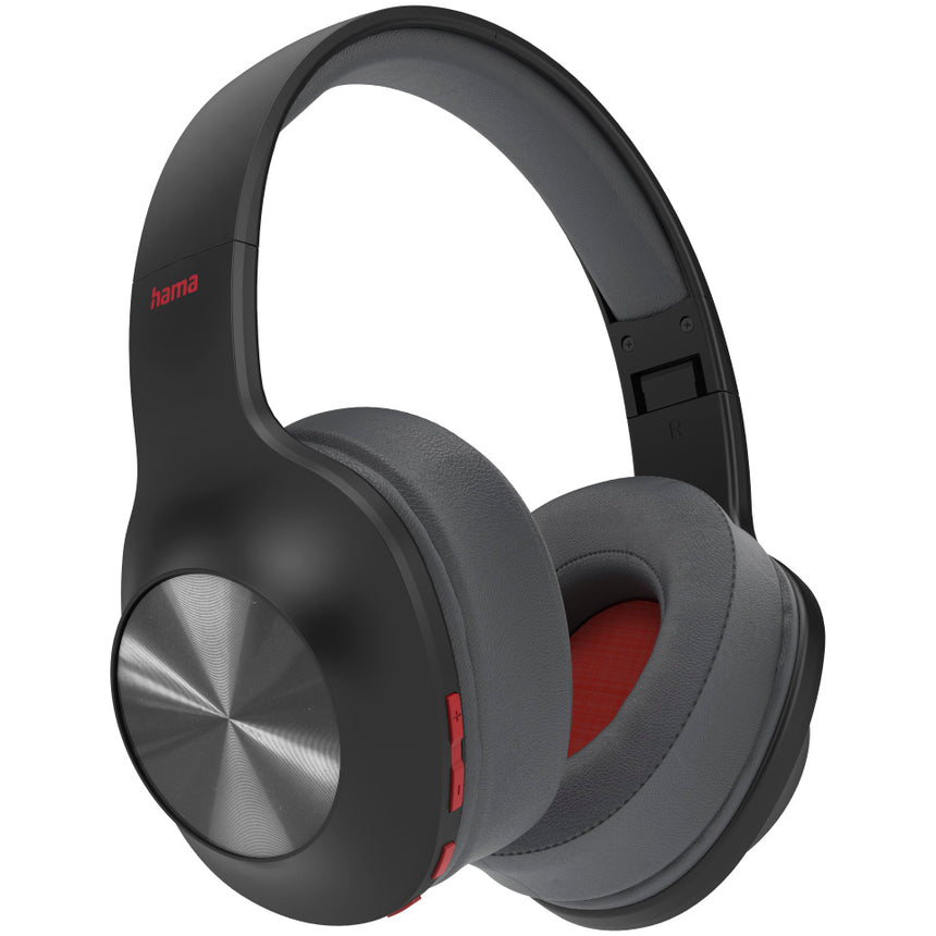 Casti Audio Over the Ear Pliabile Hama Spirit Calypso, Wireless, Bluetooth, Microfon, Autonomie 38 de ore, negru