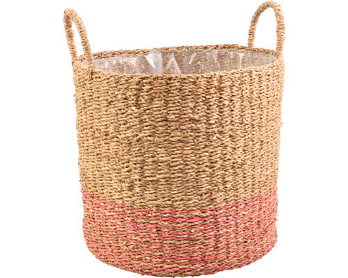 Cos Plante Lafiora Din Fibra Naturala 32x30x39 Cm Maro
