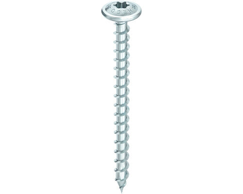Holsuruburi Cu Cap Bombat Torx Heco Topix-plus 8x120 Mm Otel Zincat Albastru, 50 Bucati, Filet Complet