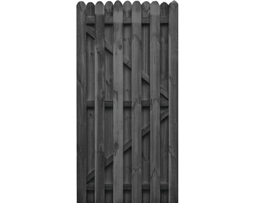Poarta Pietonala Dieter Lemn 180x90 Cm Gri