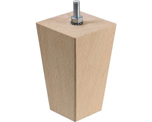 Picior Mobila Patrat Hettich Vasio 70x70x120 Mm, Fag