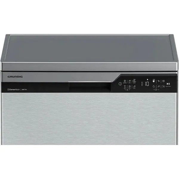 Masina de Spalat Vase GRUNDIG GNFP4540XDW, CornerWash, 15 seturi, 6 programe, 60cm, Clasa D, Inox