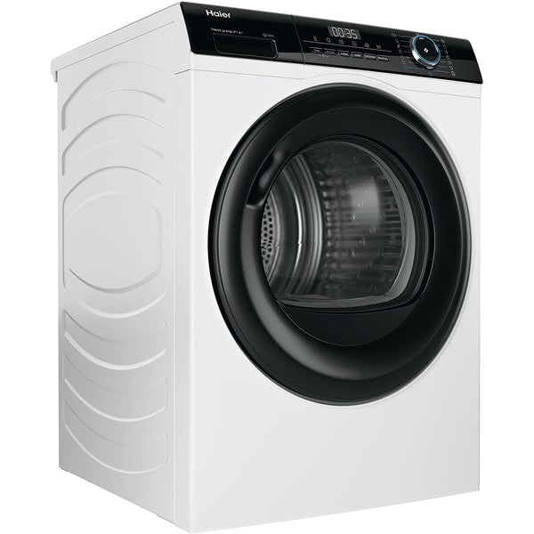 Uscator de Rufe HAIER HD90-A2939-S, Pompa de Caldura, 9 kg, 15 Programe, Clasa A++, Alb