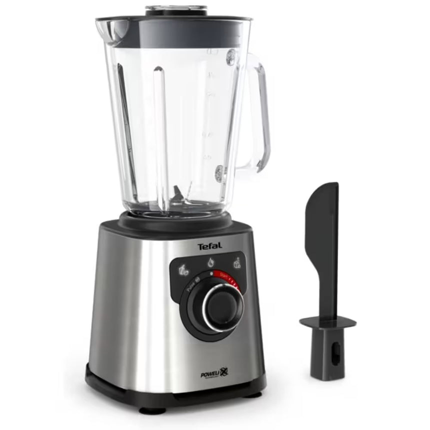 Blender TEFAL PerfectMix+ BL871D31, 1.5l, 1200W, 3 Trepte Viteza, Argintiu-Negru