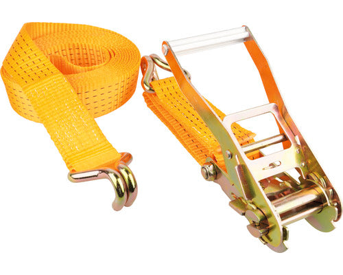 Set Chingi De Fixare Cu Clichet & Carlig Mamutec 50mm X 8m, Max. 5000kg, Portocaliu, 2 Piese