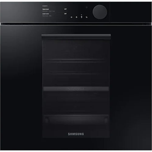 Cuptor incorporabil Samsung NV75T8979RK/EF, Infinite Line, Electric, Autocurare pirolitica, 75l, Dual Cook, Ecran TFT 4.3", WiFi, Sonda temperatura, Soft Close Door, Clasa A+, Negru