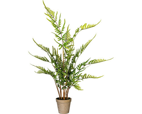 Planta Artificiala Struthiopteris In Ghiveci H 80 Cm Verde