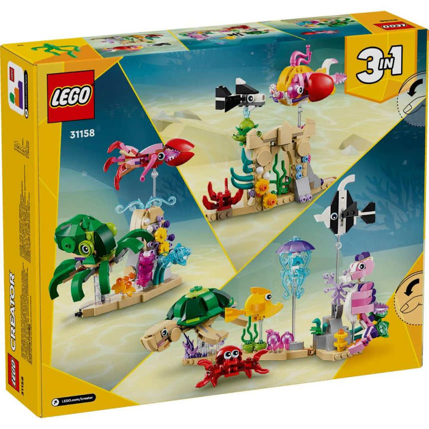 LEGO® Creator - Animale Marine 31158, 421 Piese