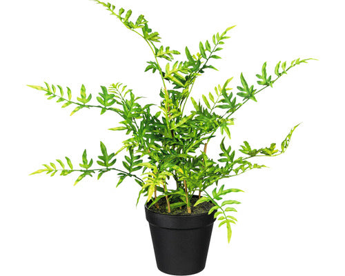 Planta Artificiala Feriga Japoneza In Ghiveci H 40 Cm Verde