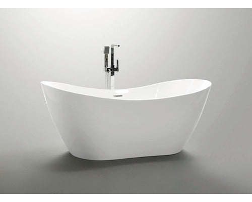 Cada de Baie Ovala Freestanding Curbat Max, 180x72x71 cm, Acril, Alb, FR13