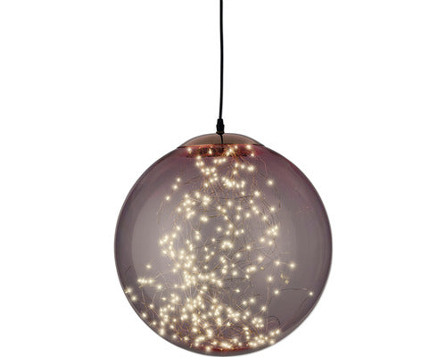 Glob Craciun 300 Micro Led-uri Ø 40 Cm Roz