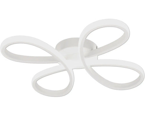 Plafoniera Cu Led Integrat Fly 22w 2600 Lumeni, Alb Mat