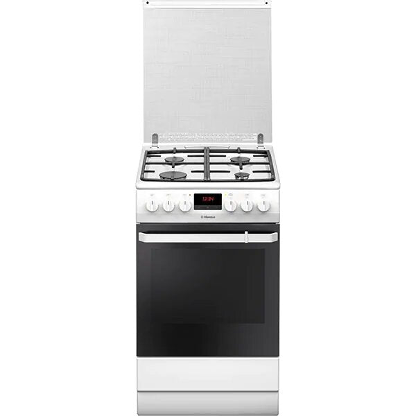 Aragaz HANSA FCMW59299, 4 arzatoare, 50 cm, Alb