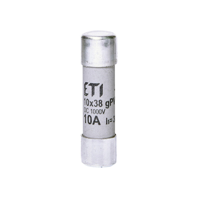 Siguranta fuzibila ETI CH 10x38 gPV 10A 1000V pentru panouri fotovoltaice
