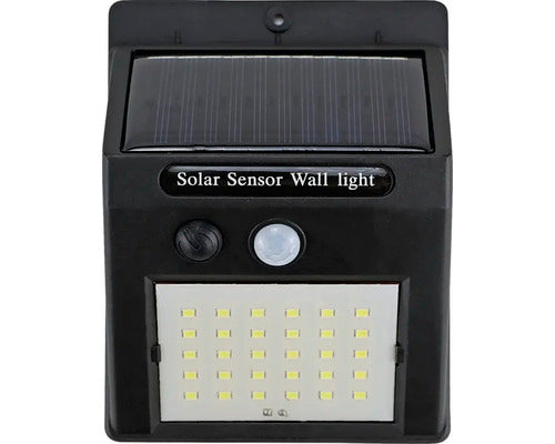 Lampa solara de perete Flink FK-LS-1507B, cu senzor, acumulator 1200 mAh, IP44, lumina rece (6500K), Negru
