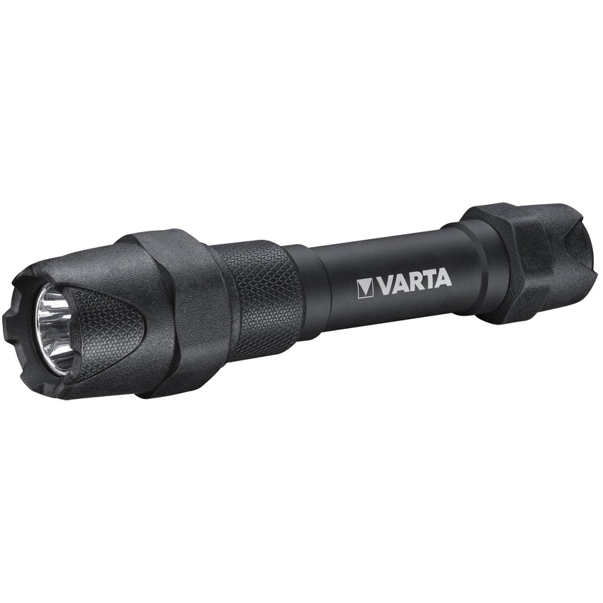 Lanterna LED Varta F20 Pro, rezistenta sporita, 6W, 350 lm, IP67, aluminiu, baterii incluse 2xAA