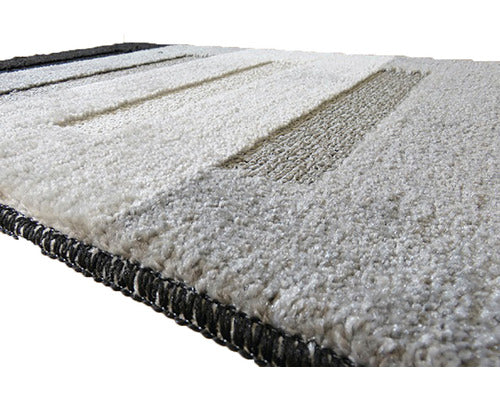 Set Covorase Baie Antiderapante Brize, 2 Piese, 50x80 cm, Negru