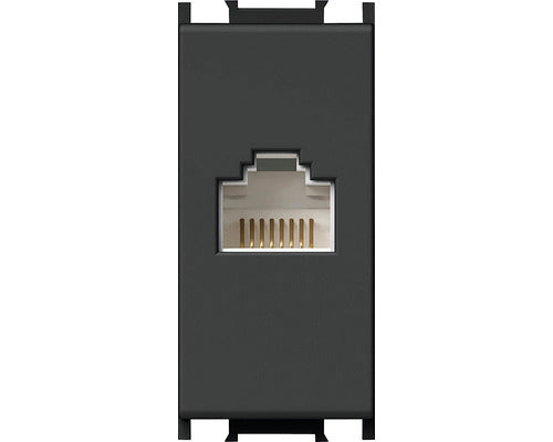 Priza Date Rj45 Simpla Tem Cat6, Negru