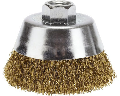 Perie Sarma Cupa Lessmann Ø60mm, Sarma Fina Placata Cu Alama