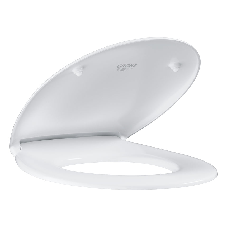 Colac WC Grohe Bau 39492000, funtie eliberare rapida, Duroplast, include set fixare, Alb