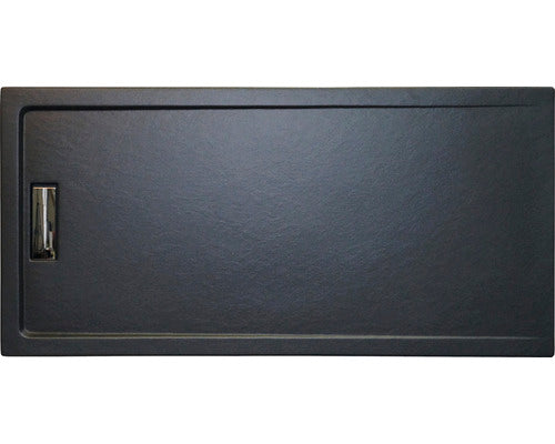 Cadita De Dus Dreptunghiulara Slim Belform Celesta 170x80x4 Cm Acril Negru 27cd6011
