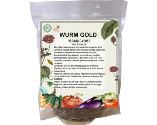 Ingrasamant Vermicompost Wurm Gold Cu Chitina 500 G