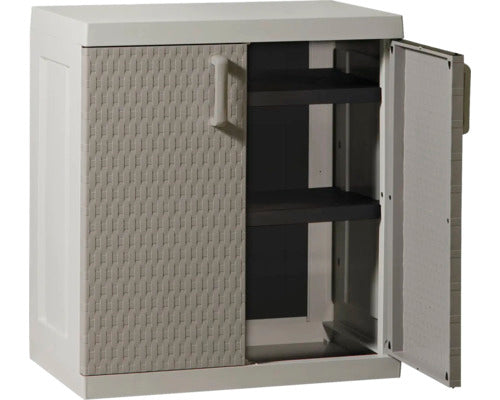 Dulap Gradina Toomax Rattan Mega 54x96x54 Cm Gri