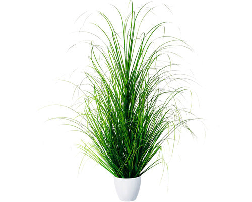 Planta Artificiala Tufa Iarba In Ghiveci H 90 Cm Verde
