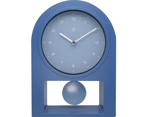 Ceas De Masa Cu Pendul Nxt Albastru 30x20 Cm