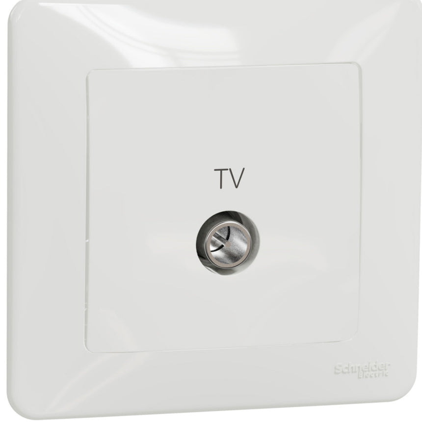 Priza TV finala 4dB Schneider Sedna Design SDD111471, Alb