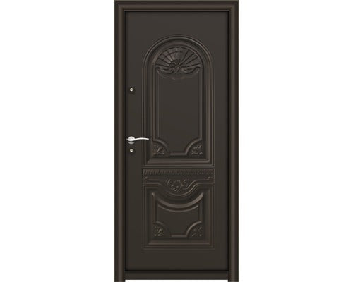 Usa Exterior Metalica Zamolxis 88x205 cm Dreapta, Negru