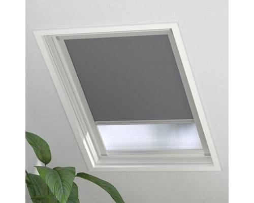 Rulou Opac Fereastra De Mansarda Soluna Skylight 2.0 M08 Gri 61, 4x116 Cm