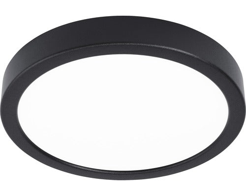 Panou Cu Led Integrat Fueva5 16, 5w 2000 Lumeni Ø21 Cm, Montaj Aplicat, Lumina Neutra, Negru