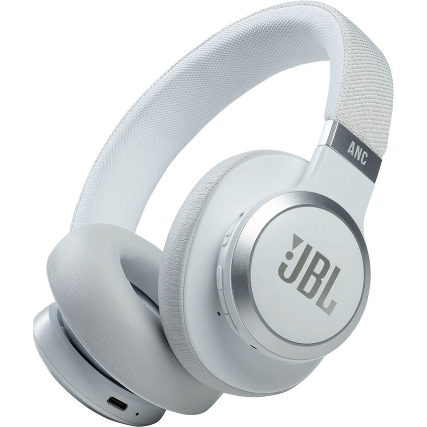 Casti audio over-ear JBL Live 660NC, Noise Cancelling, Bluetooth, Asistent Vocal, Alb